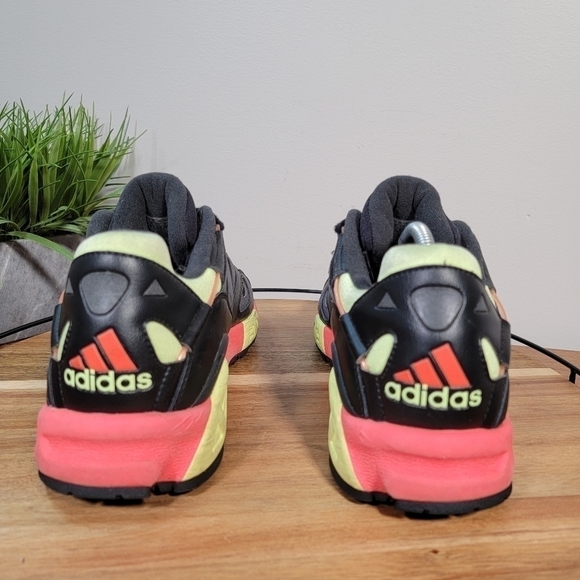 ADIDAS LXCON 94 Core Black/Grey Six/ Solar Red Sneakers Athletic shoes Size 10 - Picture 10 of 17